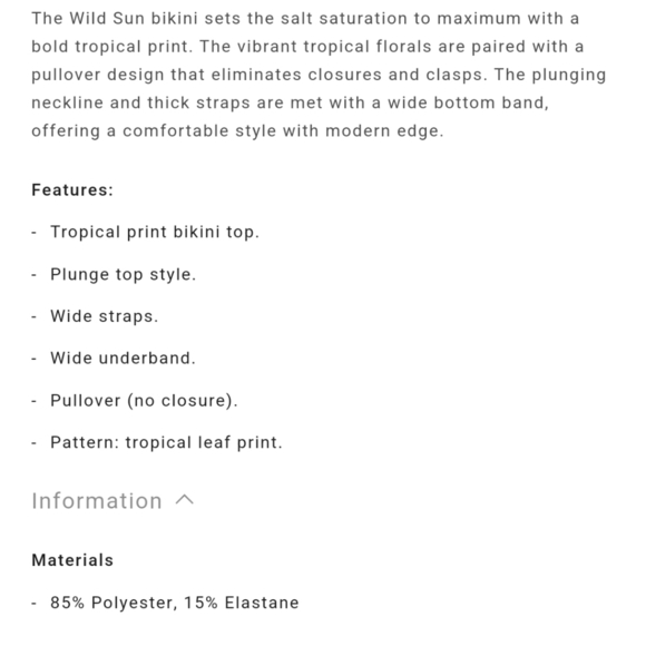 Billabong 3 pc Wild Sun Plunge Top/Lowrider Bottoms/Volley Board Shorts Set - Picture 8 of 12